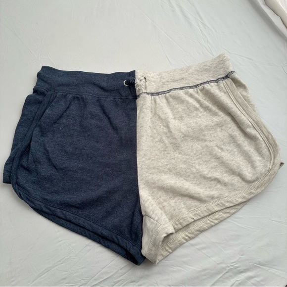 Ocean Drive navy blue and cream colorblock shorts - Picture 4 of 9